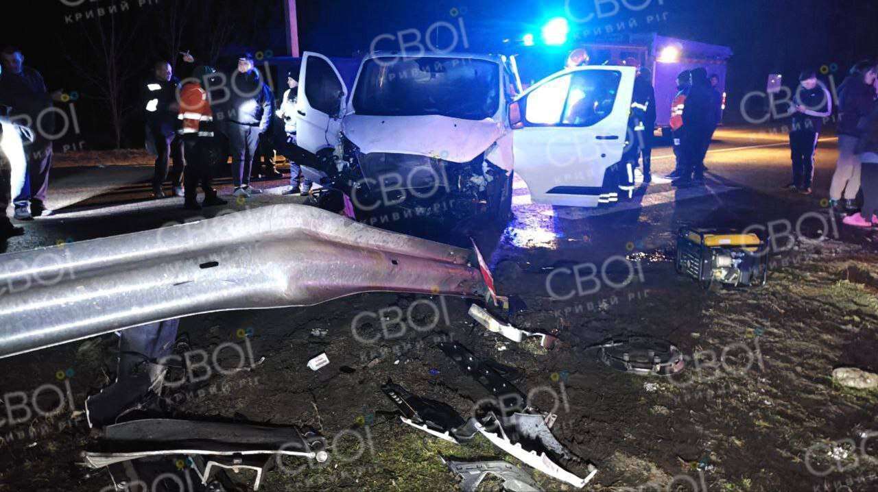 Серьёзное ДТП с пострадавшими на Днепропетровщине 14.02.2026