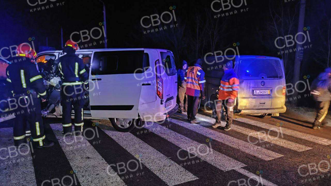 Серьёзное ДТП с пострадавшими на Днепропетровщине 14.02.2026