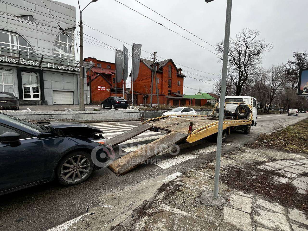 Серьезное ДТП на Степана Бандеры 16.02.2026 - подробности и кадры с места происшествия