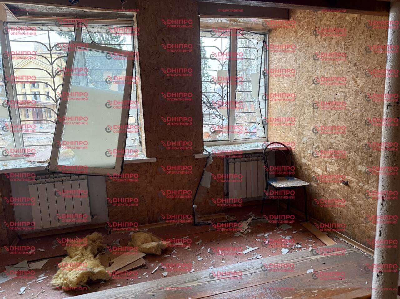 Атака на Днепр 17 февраля 2026: кадры с места вражеского попадания