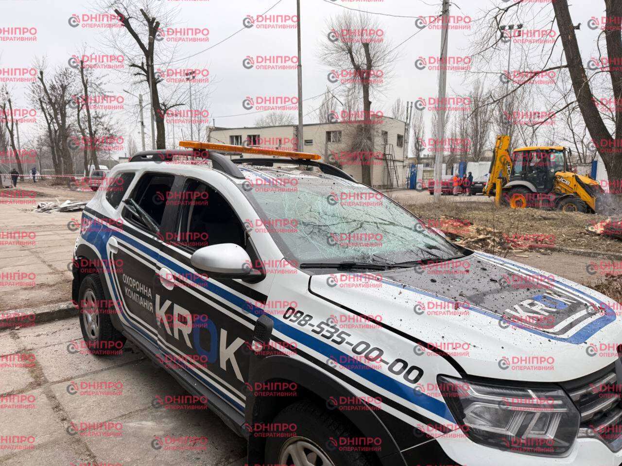 Атака на Днепр 17 февраля 2026: кадры с места вражеского попадания