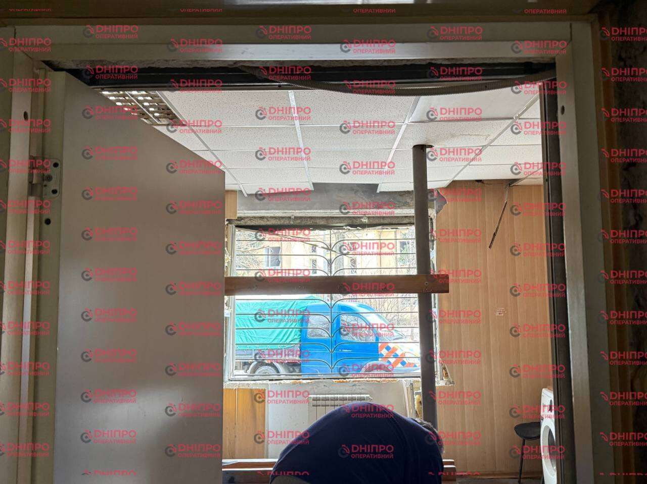 Атака на Днепр 17 февраля 2026: кадры с места вражеского попадания