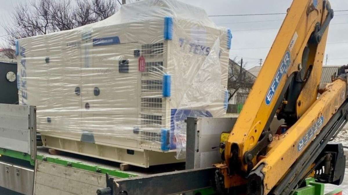 Дніпро отримало три потужних генератори від компанії ASBISC ENTERPRISES PL