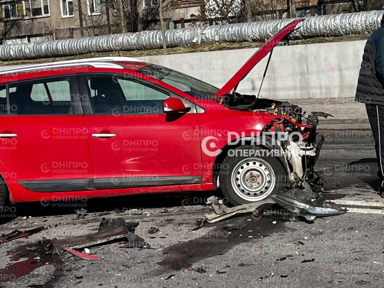 ДТП на Калиновій 27.02.2026: зіткнулися Audi та Renault