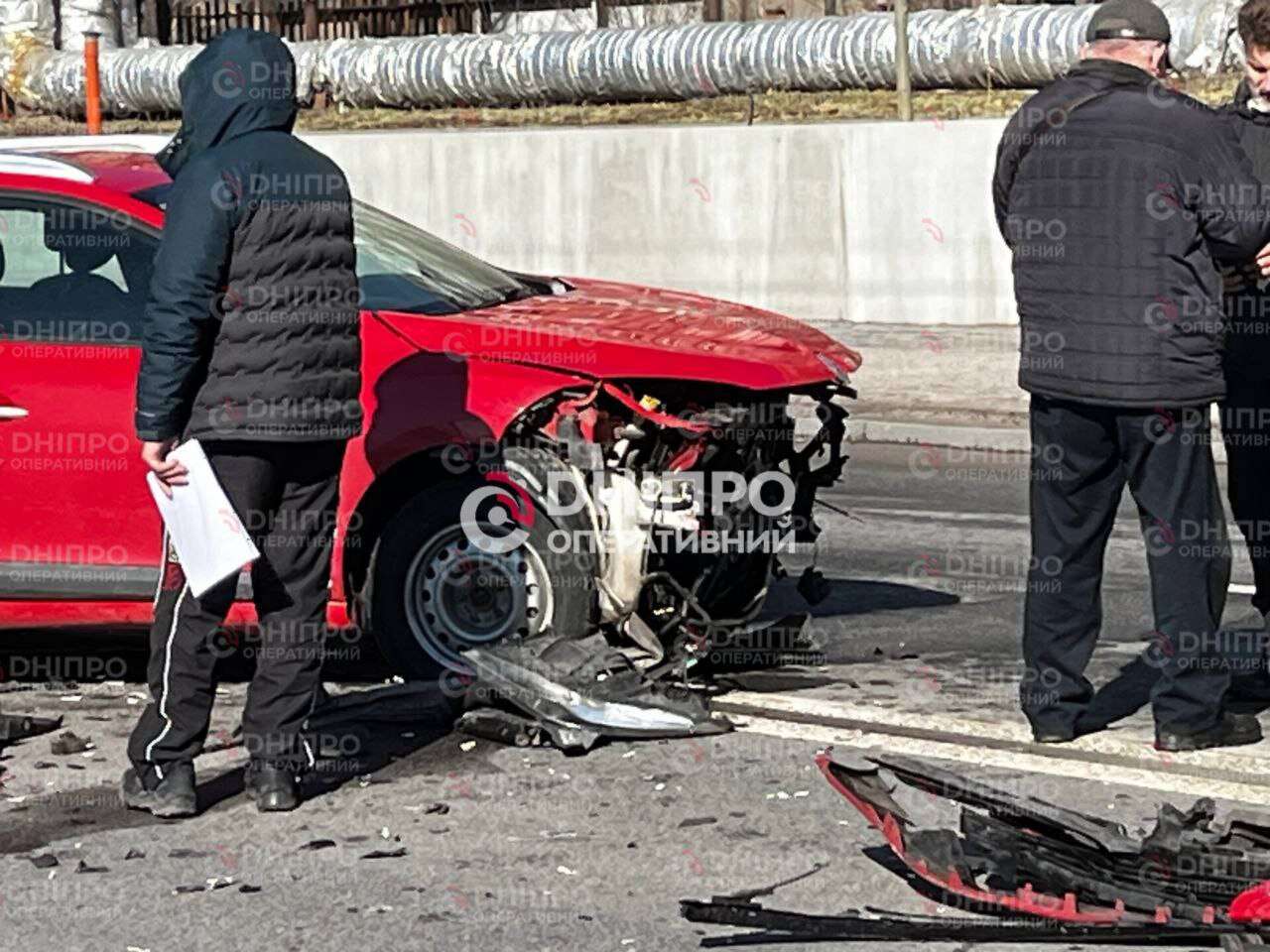 ДТП на Калиновій 27.02.2026: зіткнулися Audi та Renault
