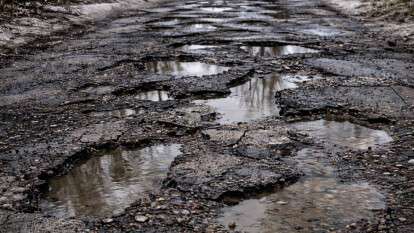 Ями на дорогах