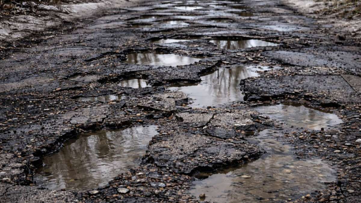 Ямы на дорогах