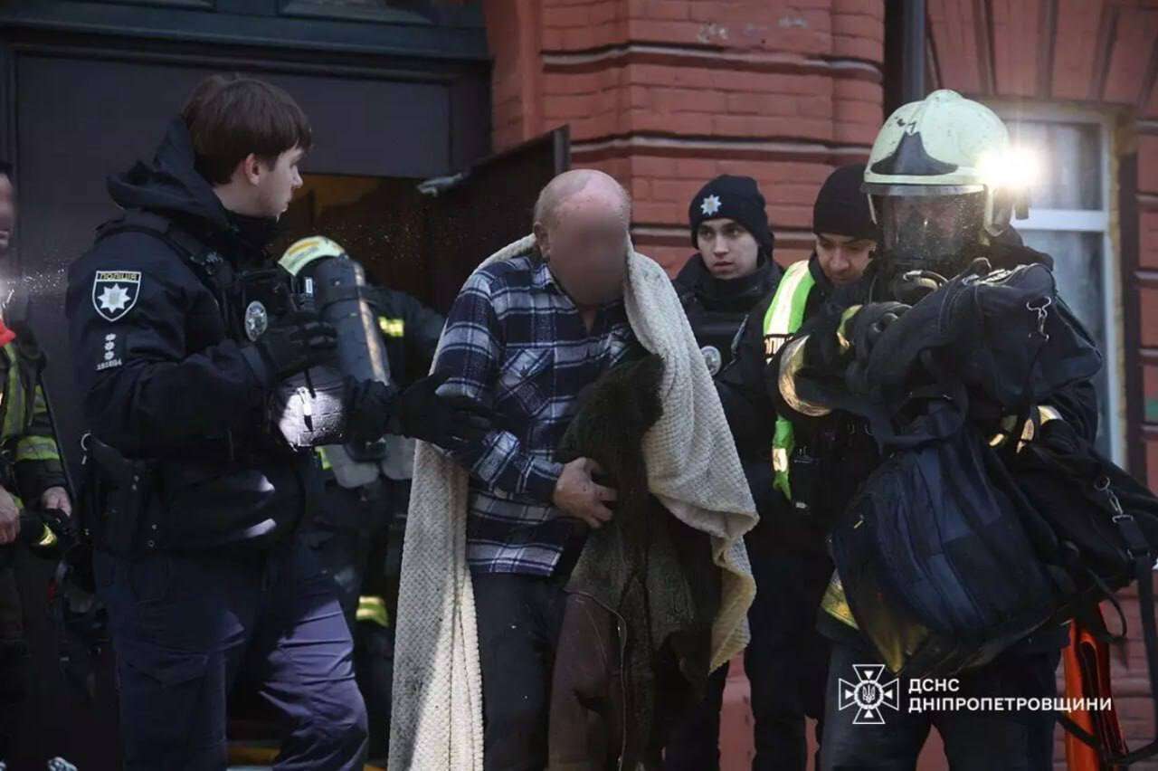 Пожар в Днепре