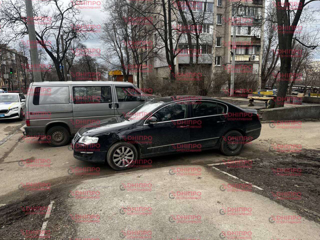 Потрійна ДТП у центрі 03.03.2026: кадри з місця події