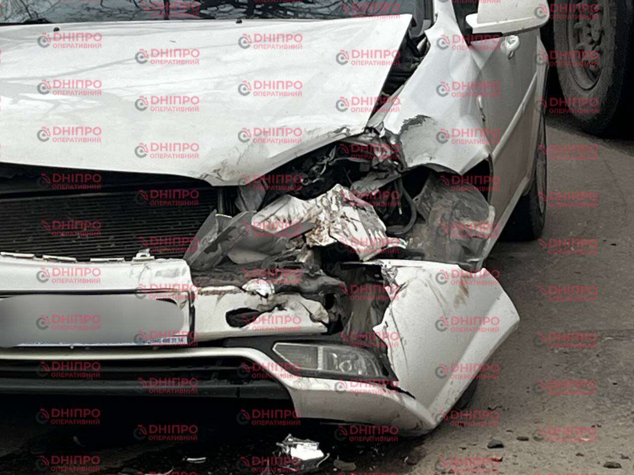 Тройное ДТП в центре 03.03.2026: кадры с места происшествия