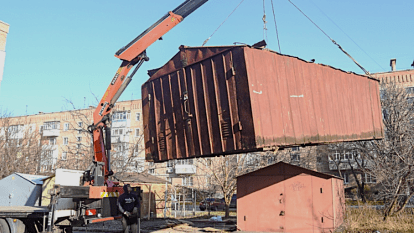 Демонтаж гаражів у Дніпрі