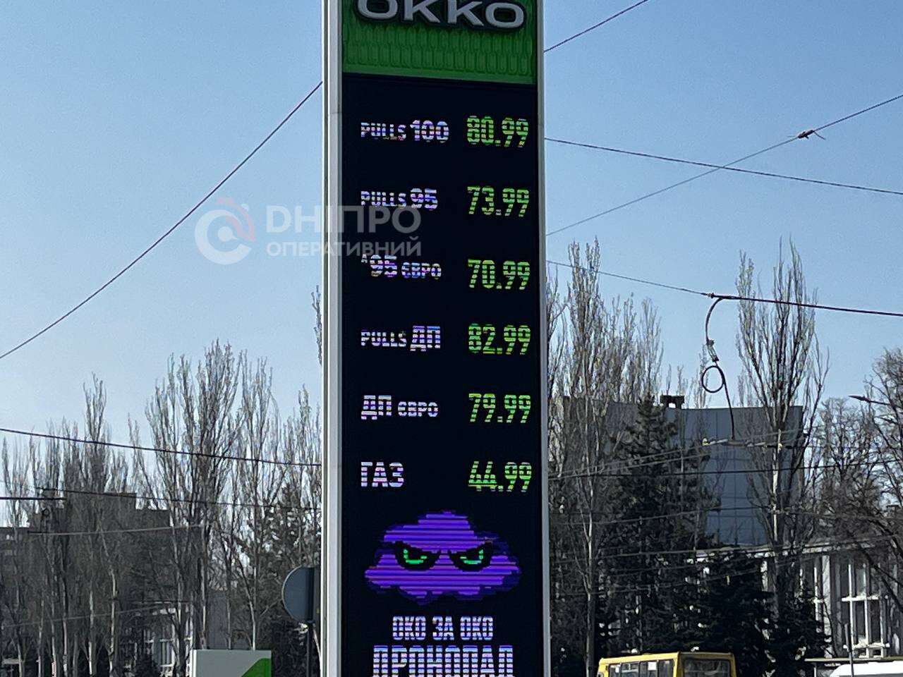 Цены на топливо в Днепре 16.03.2026 - актуальная стоимость