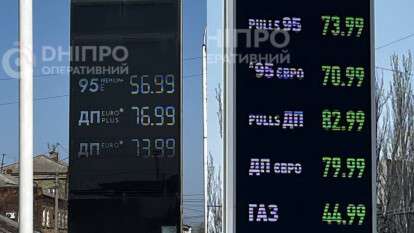 Ціни на пальне у Дніпрі 16.03.2026 - актуальна вартість