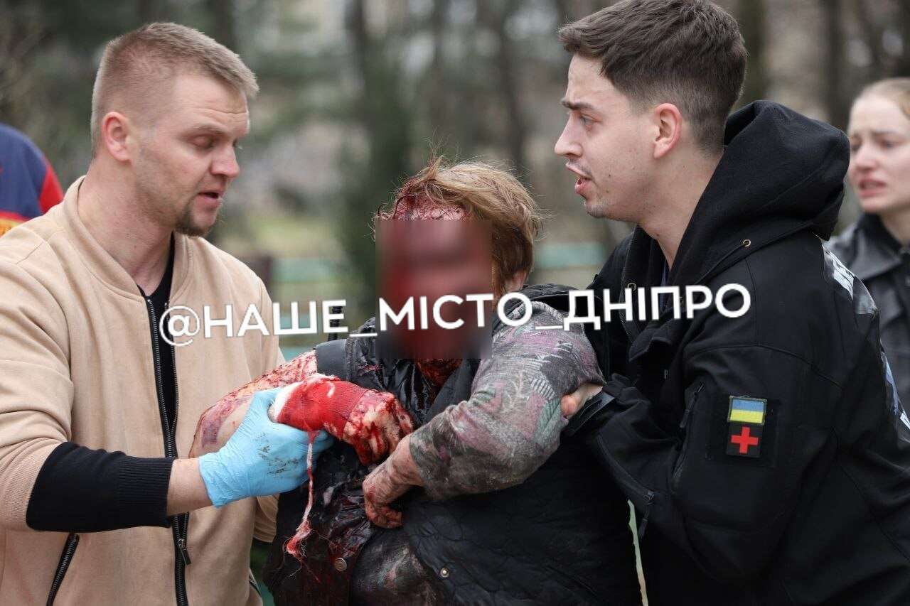 Атака на Днепр 24 марта: двое пострадавших &mdash; 