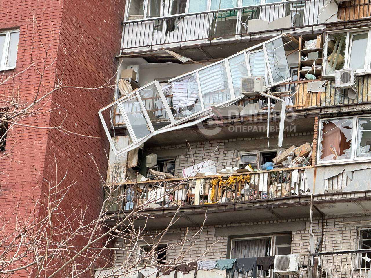 Атака на Днепр 24.03: что происходит на месте попадания &mdash; фото