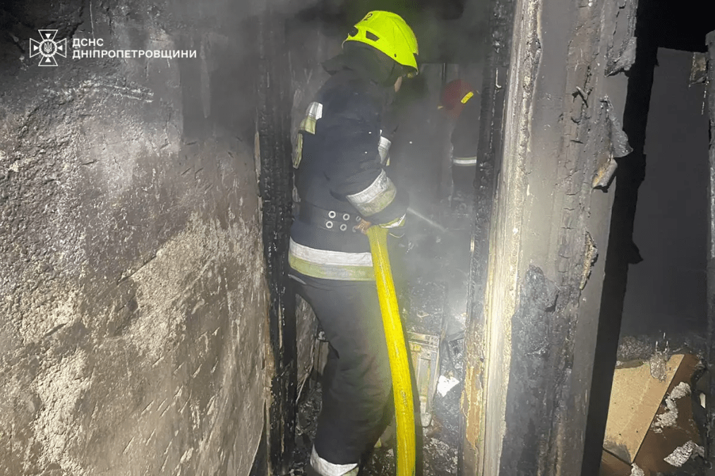 Пожар на проспекте Поля