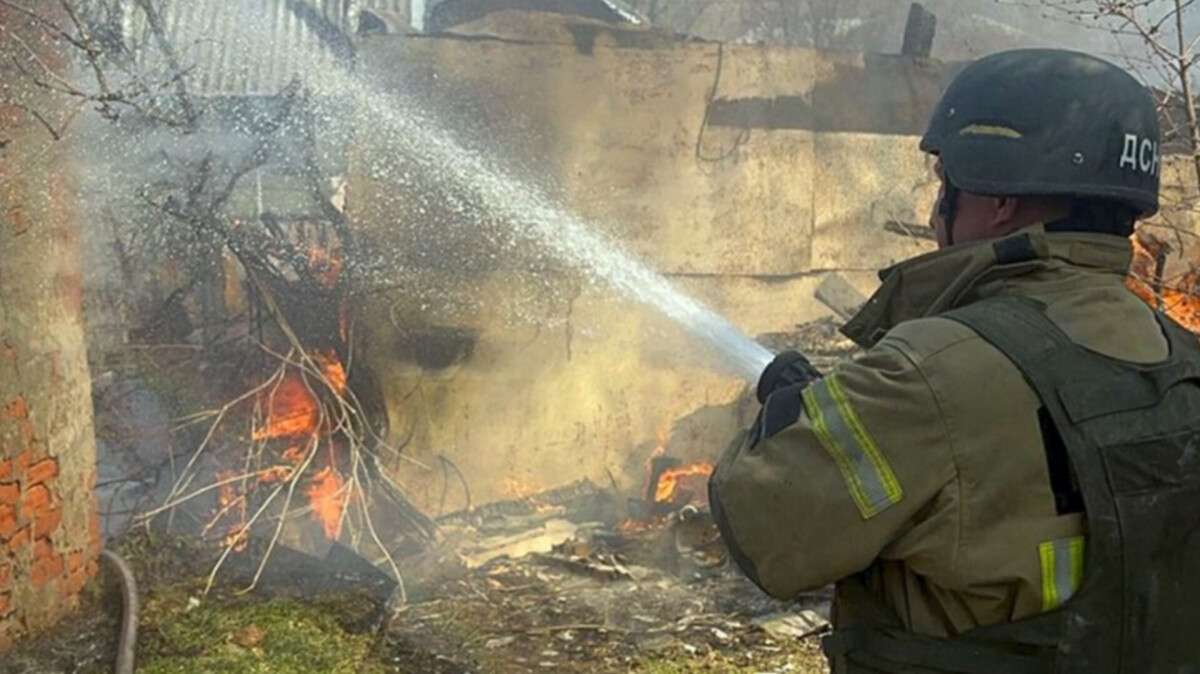 Атака рф, ДСНС та пожежа