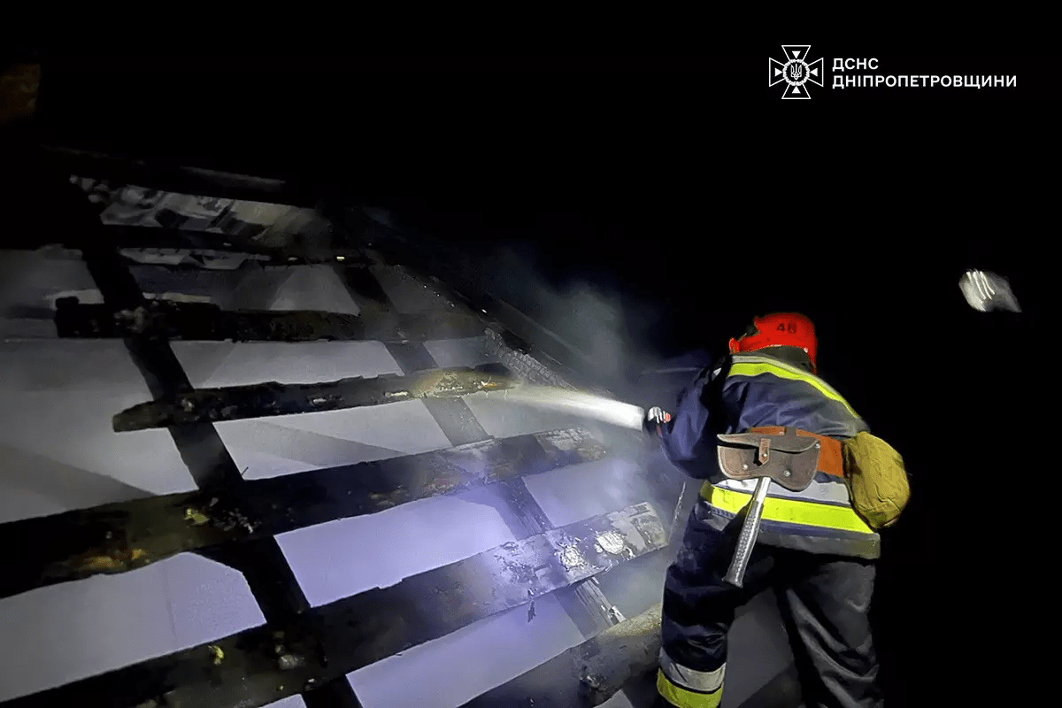 Згорів будинок на Дніпропетровщині