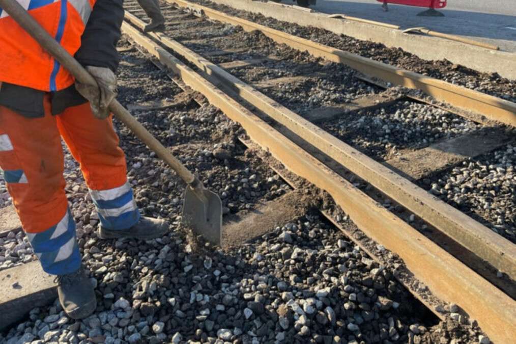 Ремонт трамвайних колій Дніпро