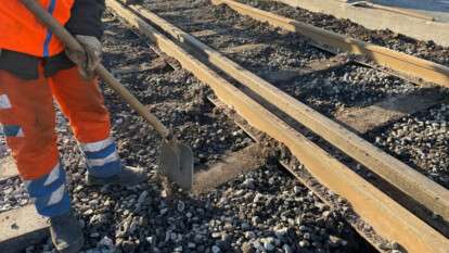 Ремонт трамвайних колій Дніпро