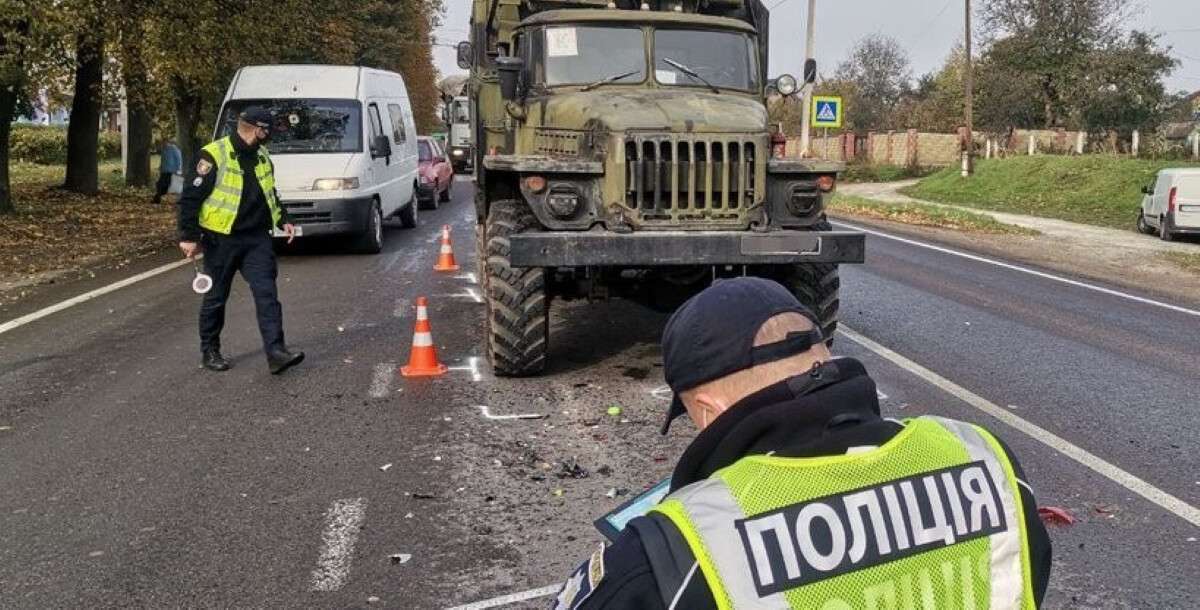 ДТП с участием военных колонн