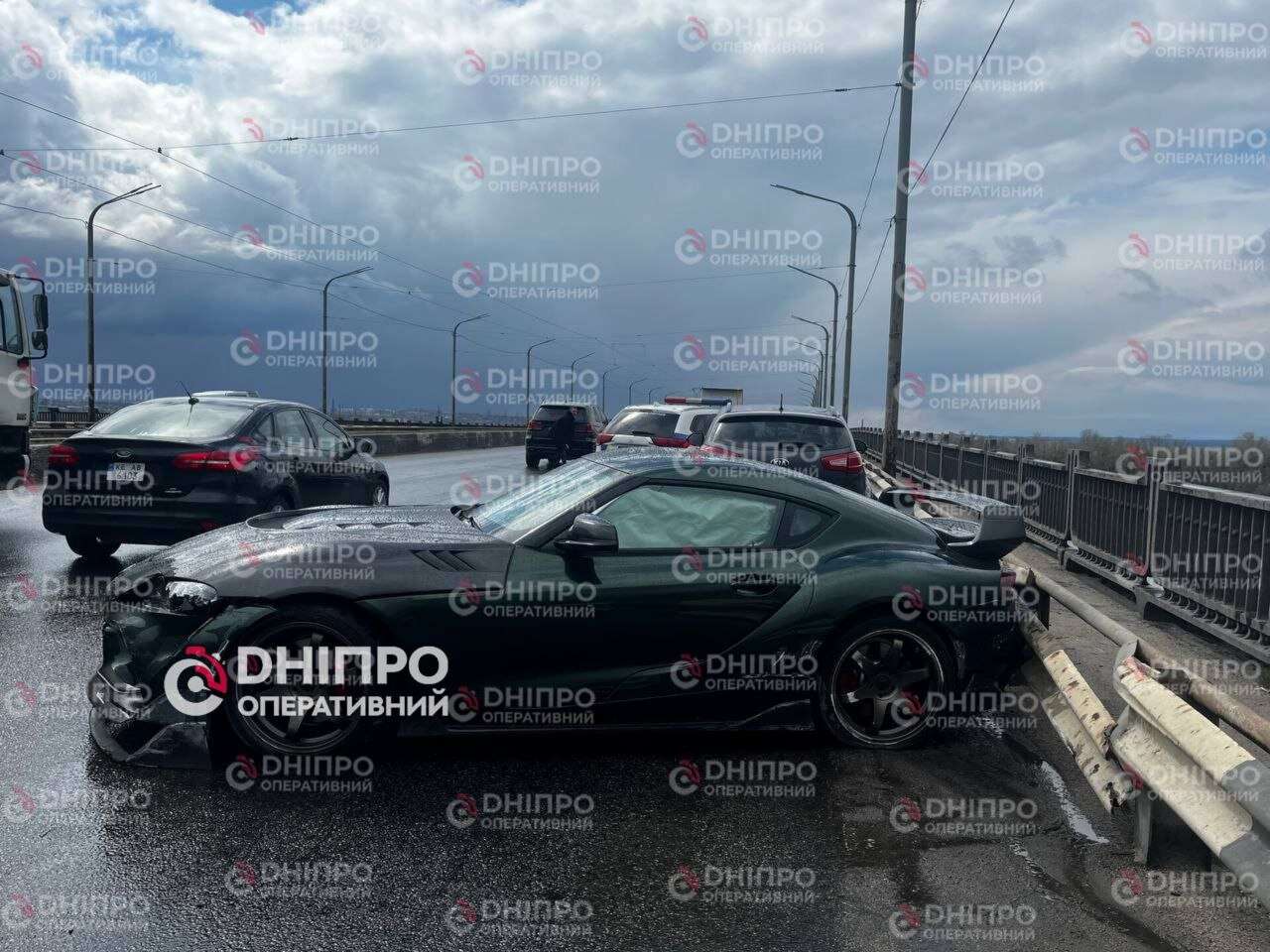 Серйозна ДТП на Кайдацькому мосту 08.04.2026 - відео та подробиці