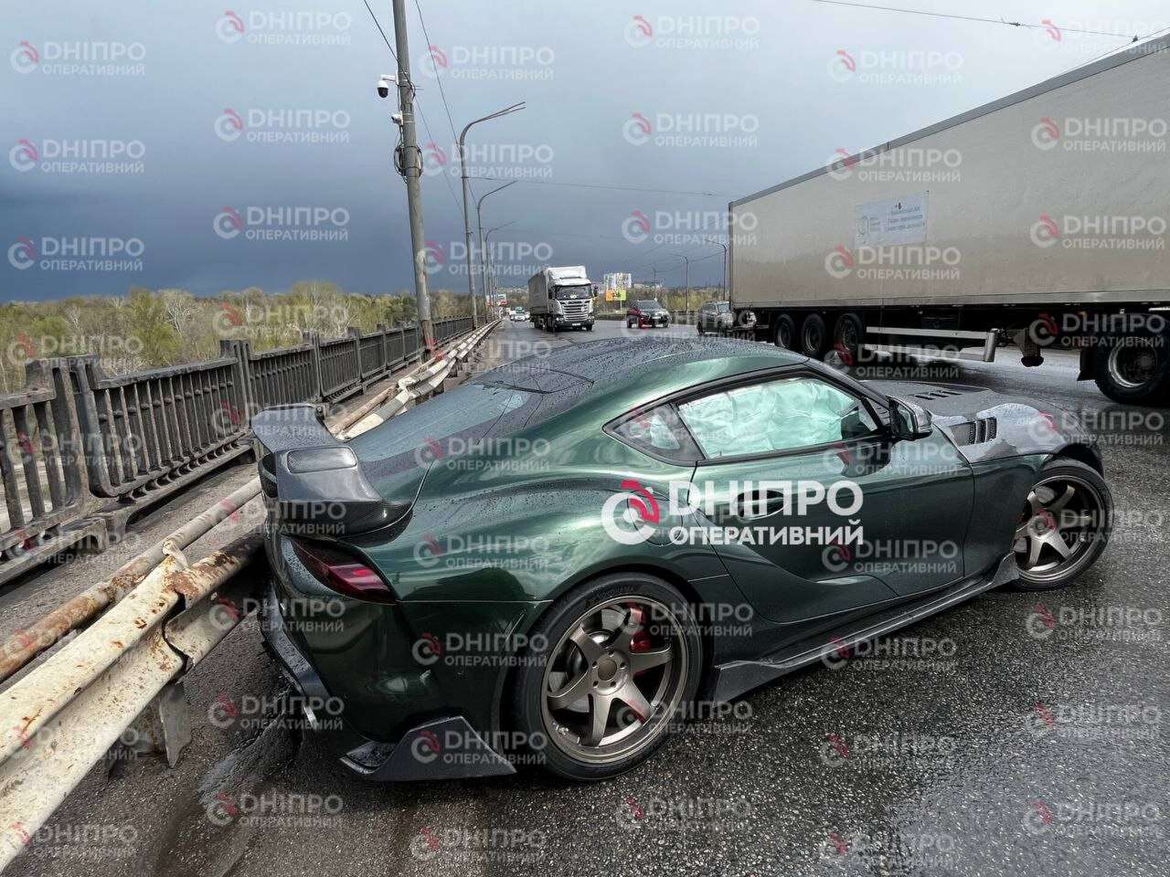 Серьезное ДТП на Кайдакском мосту 08.04.2026