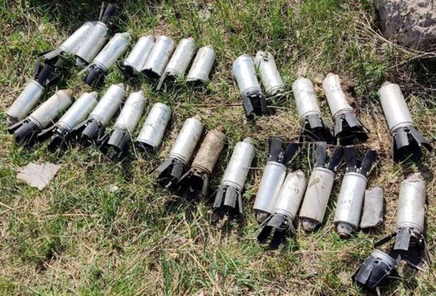 Неразорвавшиеся суббоеприпасы