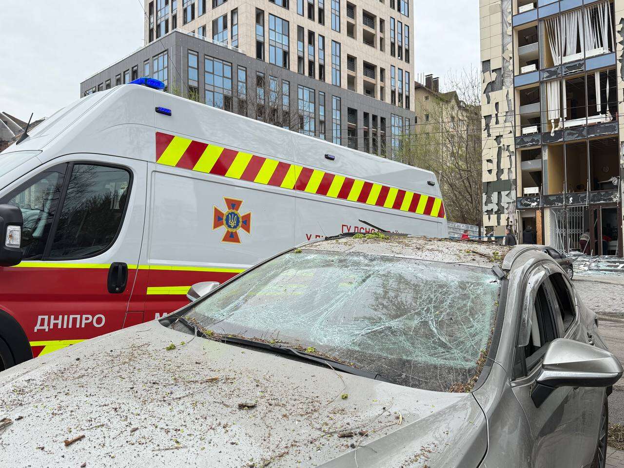 Атаки на Дніпро: як виглядає місто після ворожих ударів 16 квітня