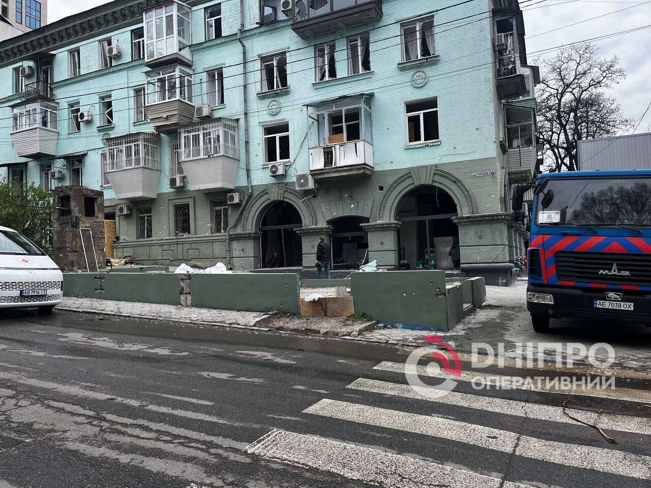 Атаки на Днепр: как выглядит город после вражеских ударов 16 апреля