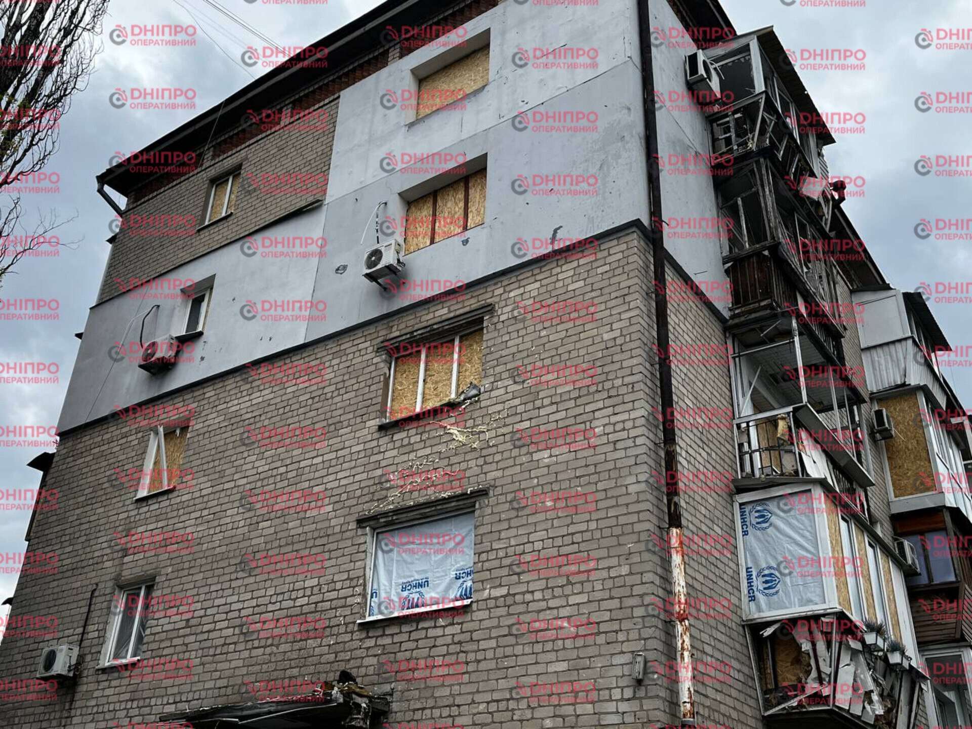 Наслідки атаки на Дніпро 23.04.2026