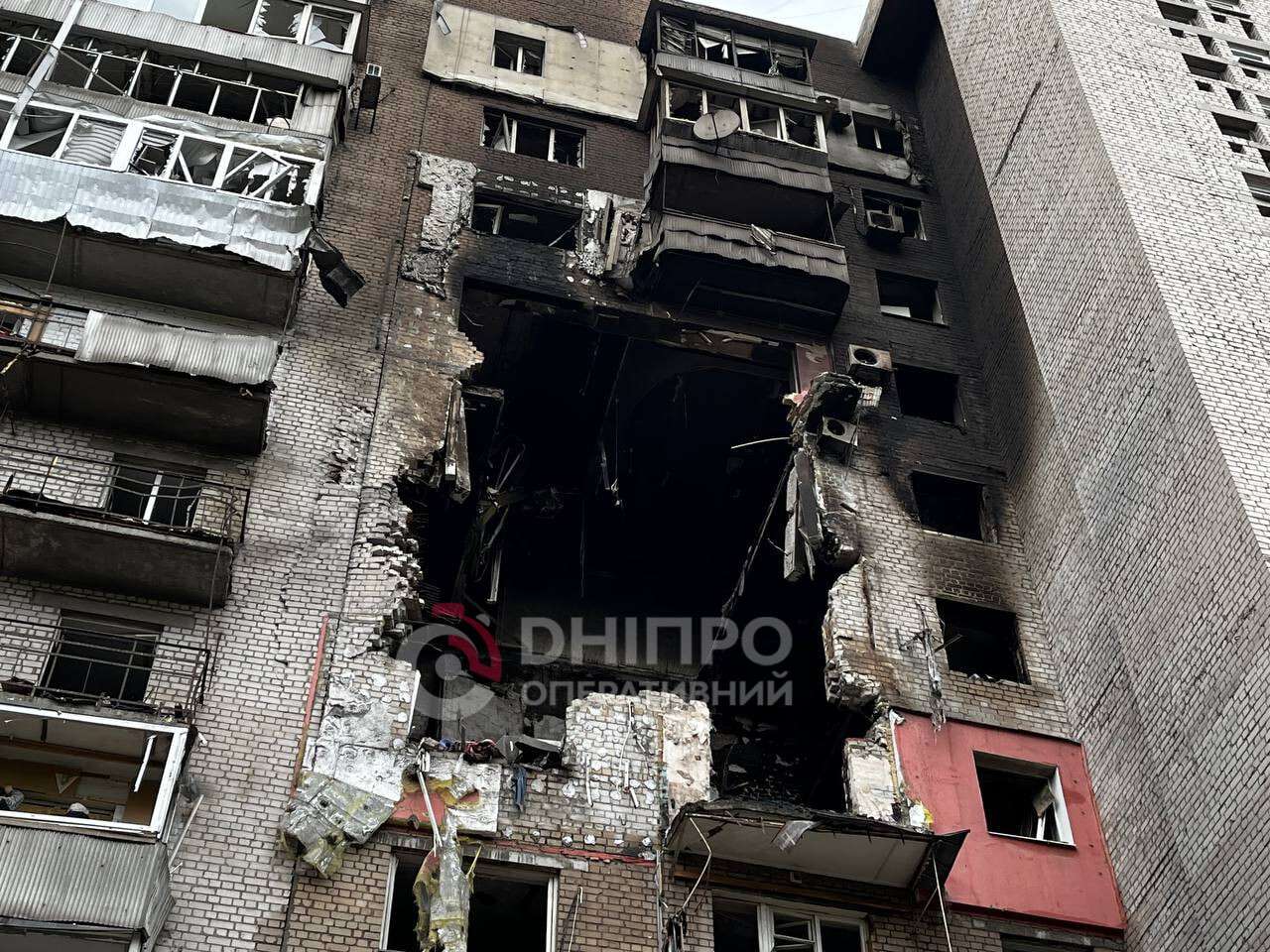 Наслідки атаки на Дніпро 23.04.2026