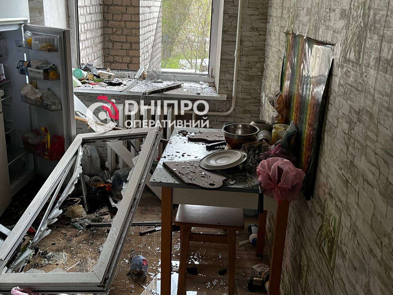 Наслідки атаки на Дніпро 23.04.2026