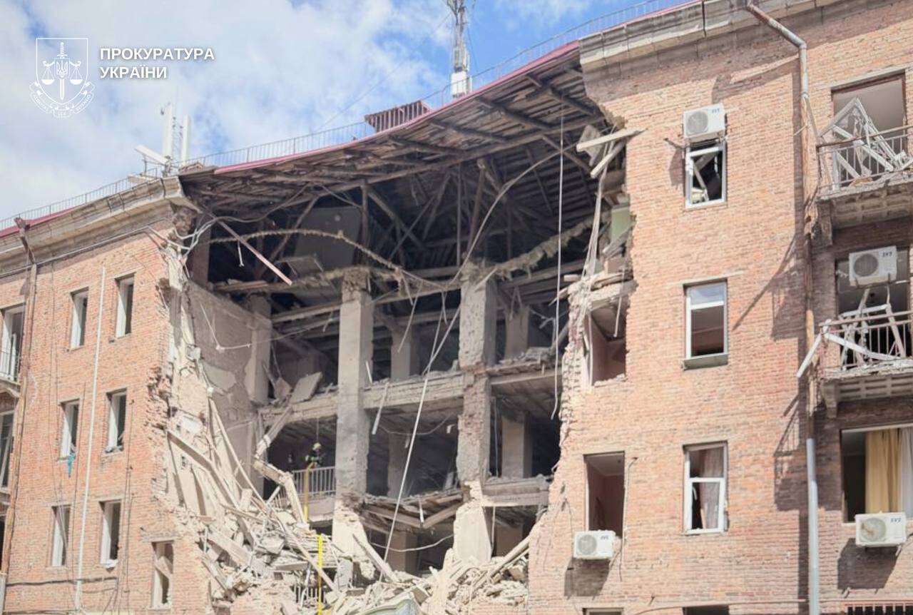 Наслідки атаки рф на Дніпро 25.04.2026