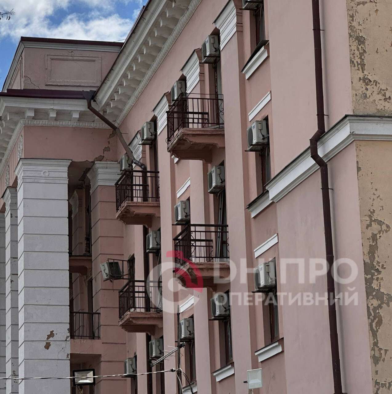 Наслідки атаки рф на Дніпро 25.04.2026