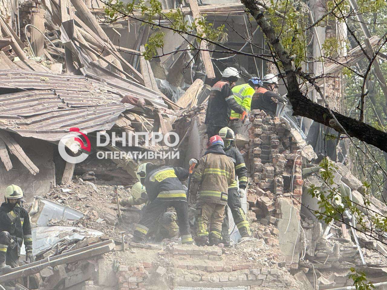 Наслідки атаки рф на Дніпро 25.04.2026