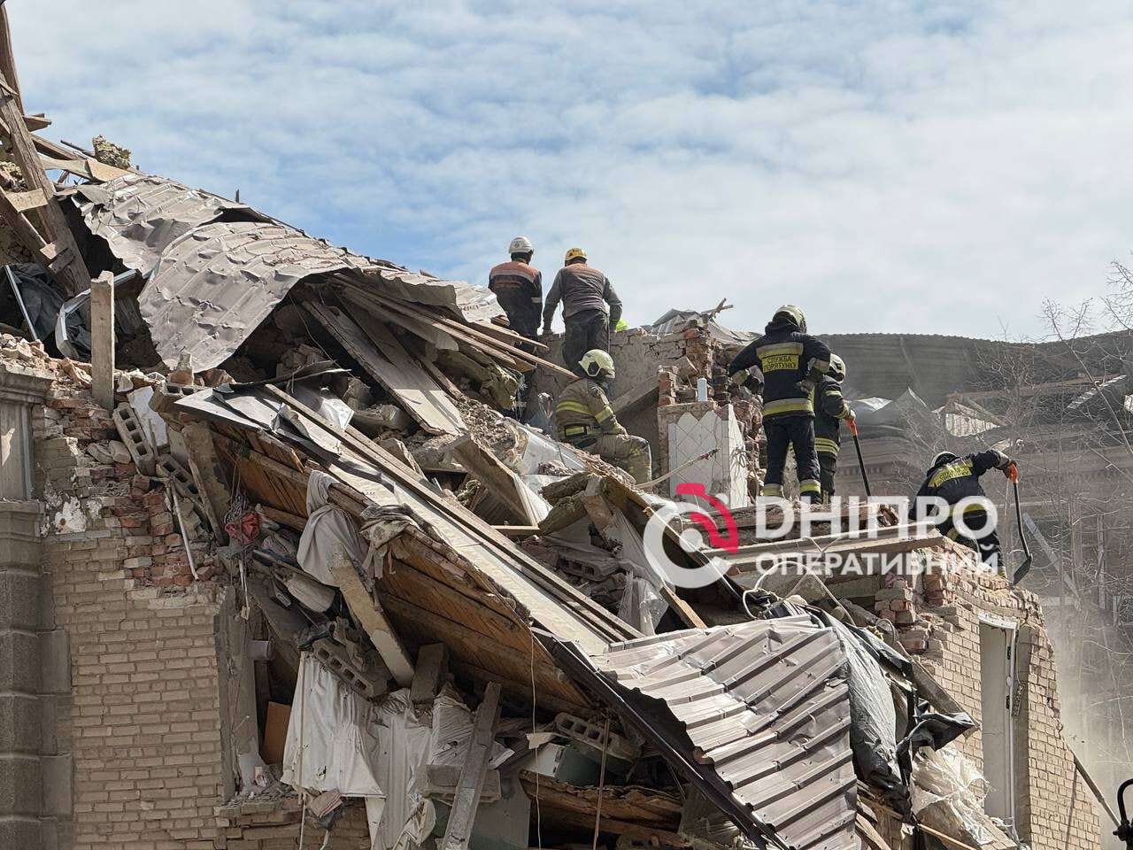 Последствия атаки рф на Днепр 25.04.2026
