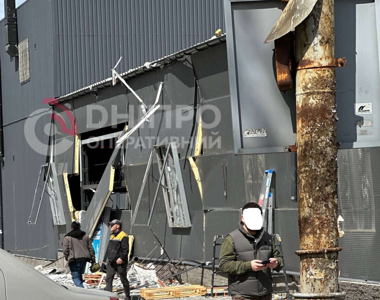 Последствия атаки рф на Днепр 25.04.2026