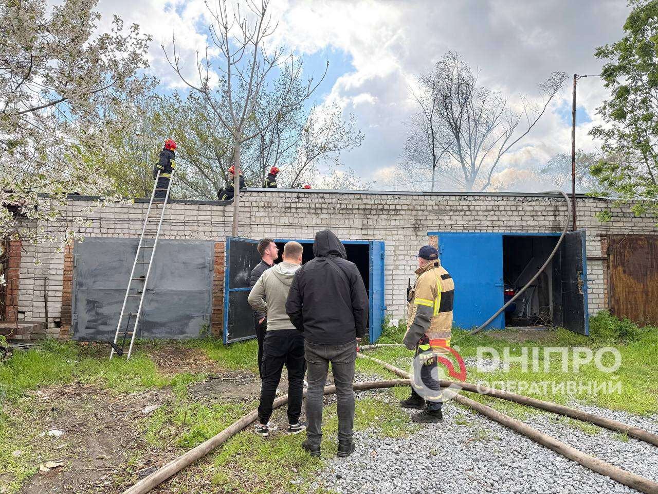 Пожежа на СТО Дніпро