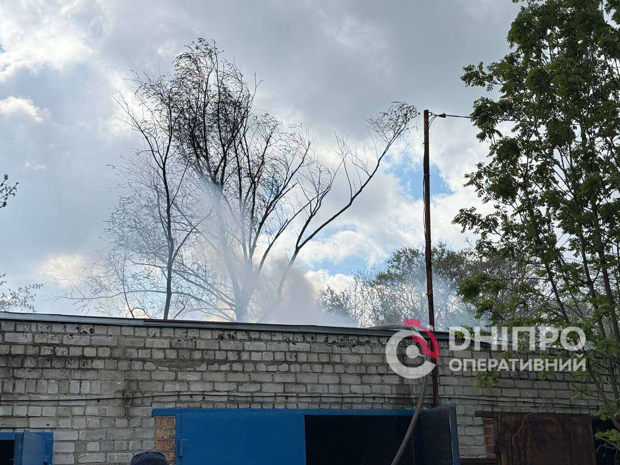 Пожежа на СТО Дніпро