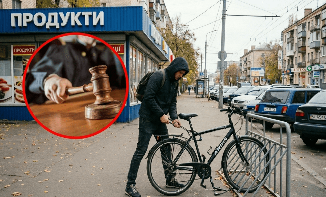 Серийного вора велосипедов в Днепре выдал глаз: приговор суда