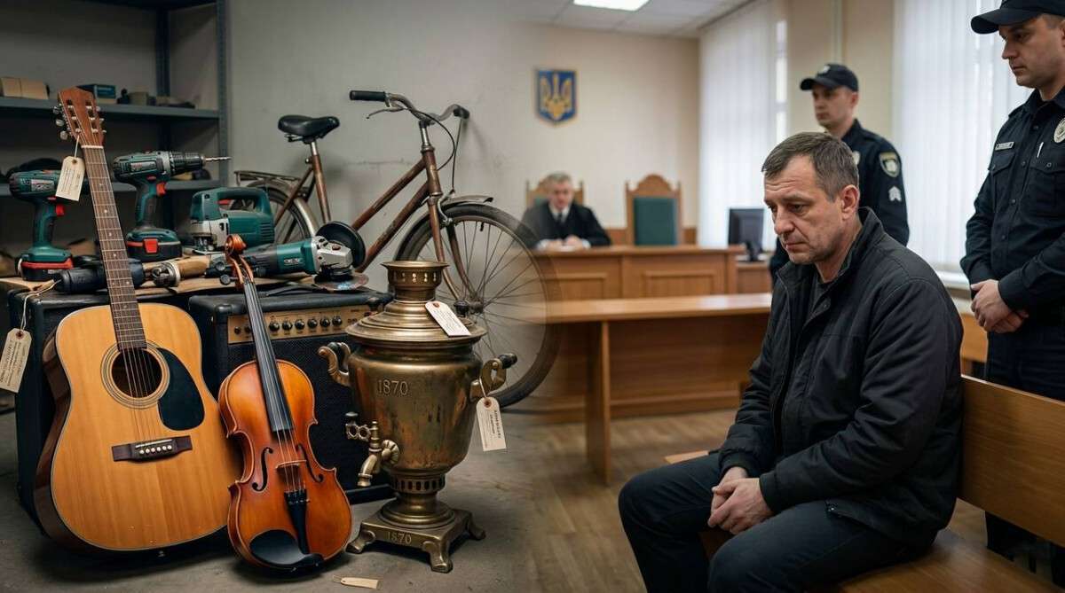 Гітара, скрипка та самовар 1870 року: у Нікополі судили серійного крадія