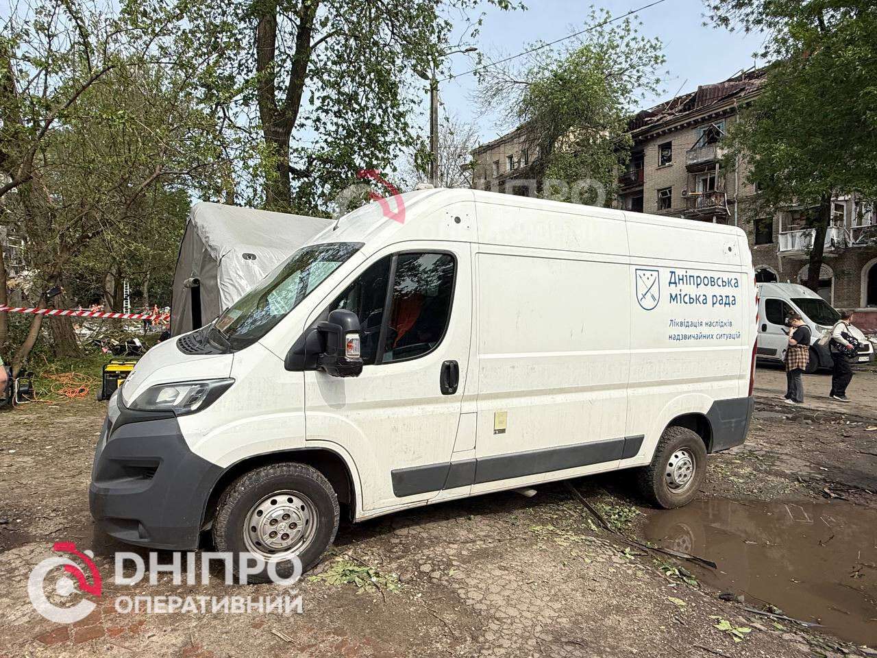 Атака на Днепр ночью 18.05: как выглядит город после российского террора &mdash; фото и подробности