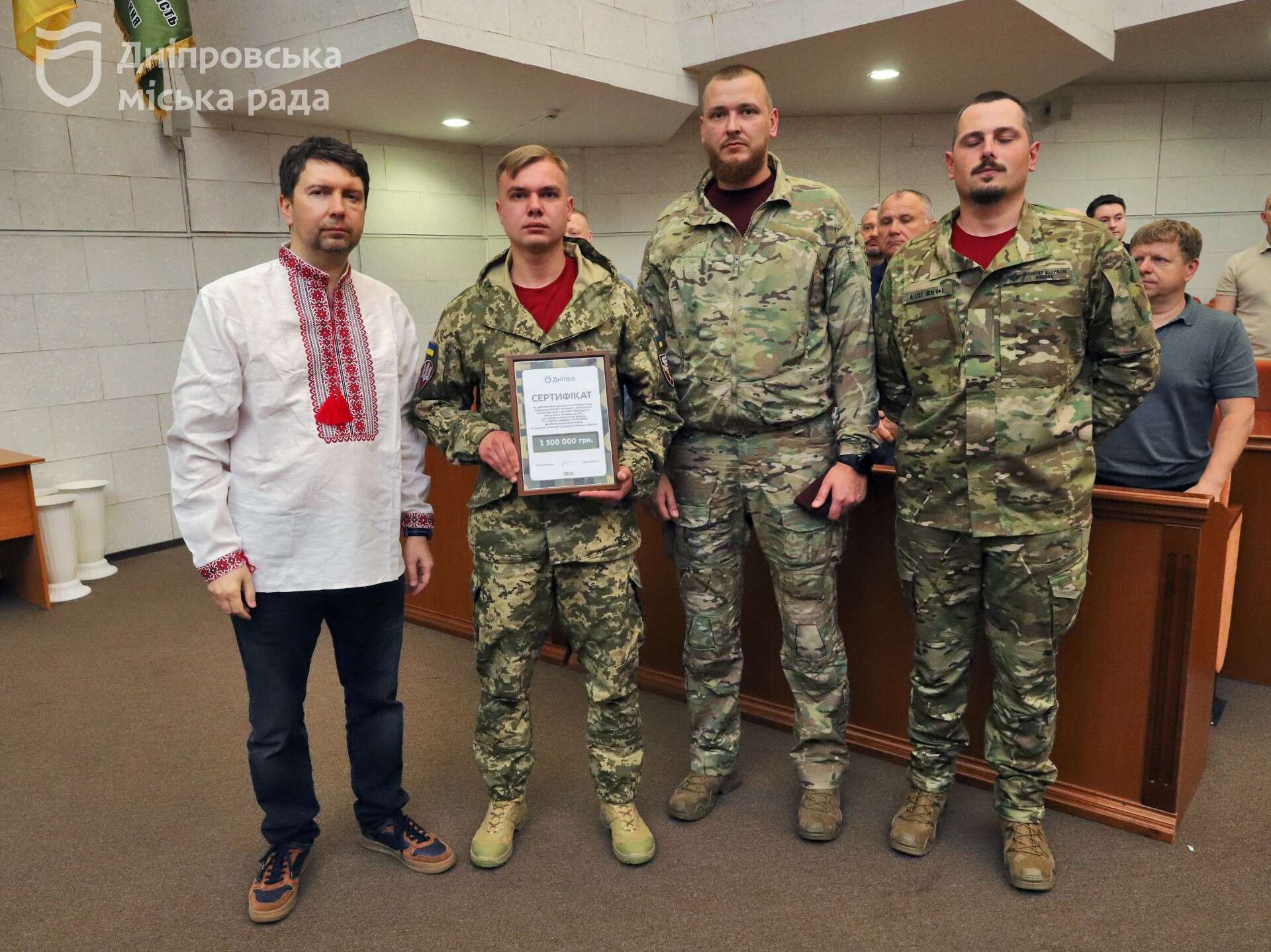 Днепр выделил еще 7 млн грн прямой субвенции боевым бригадам Сил обороны Украины