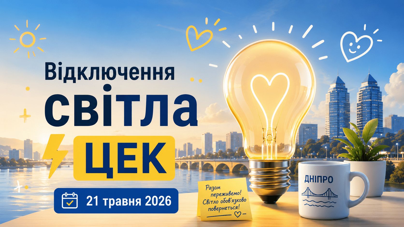 Абонентів ЦЕК у Дніпрі завтра чекають масштабні відключення світла: адреси
Компанія ЦЕК попередила про масштабні відключення світла, заплановані в Дніпрі на завтра, 21 травня. Про це повідомляє “Дніпро Оперативний”. 
Десятки…