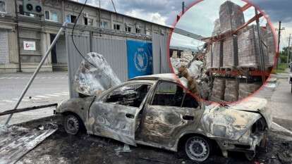 Удар по складу ВПП ООН в Днепре