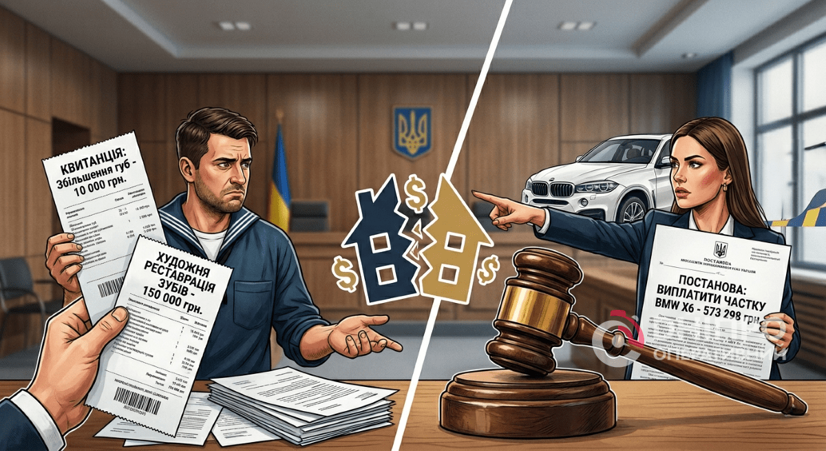 Чоловік судився з жінкою через губи