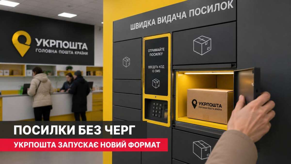 Укрпошта запускає новий формат отримання посилок: що зміниться для дніпрян