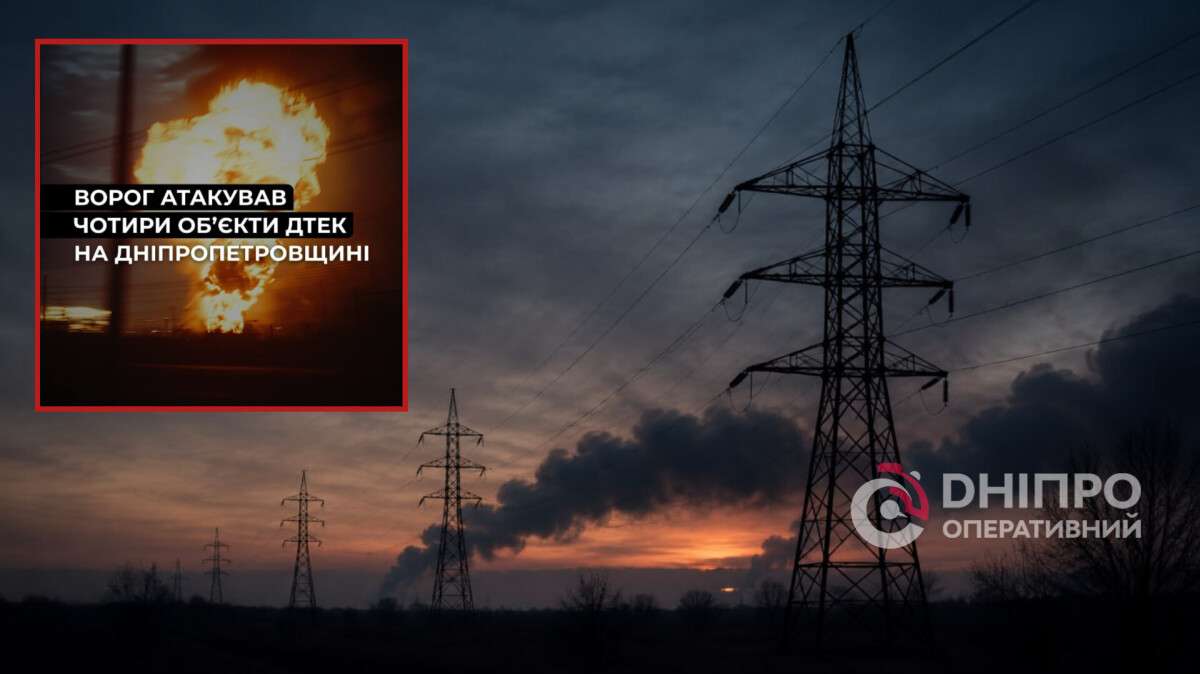 Без світла залишилися понад 30 тисяч родин: наслідки атак рф по Дніпропетровщині