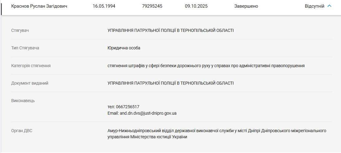 Пока депутат-мажор Руслан Краснов якобы служит, его люксовый автомобиль собирает десятки штрафов по всей стране